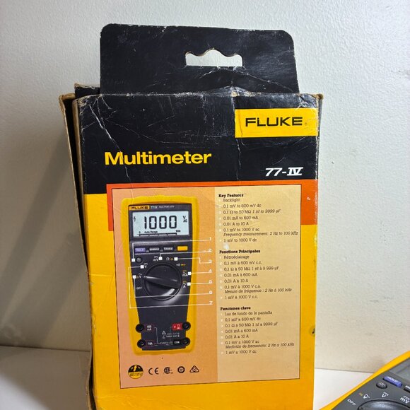 BRAND NEW Fluke 77-IV ACIDC Digital Multimeter 1000V, Auto/Manual ranging. - Picture 9 of 9